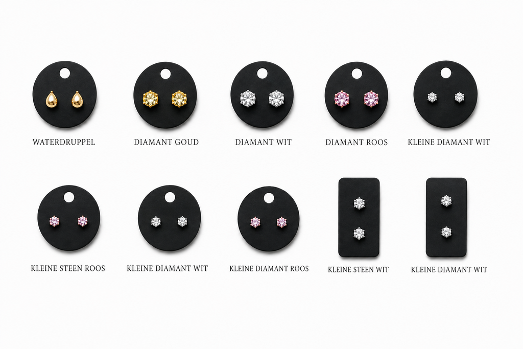 Sale oorbellen diamantjes