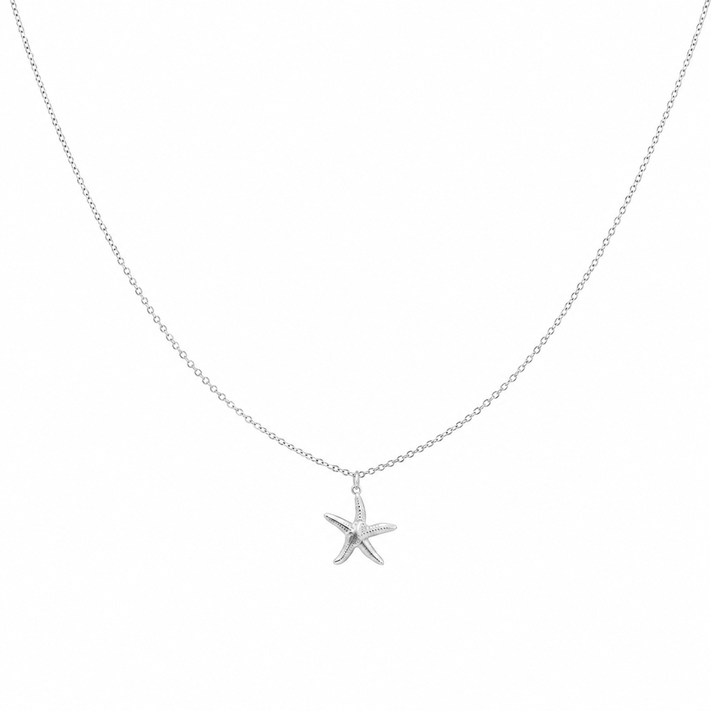 Zeesterren ketting zilver (goud)