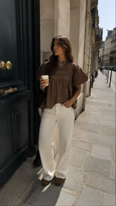 Emma bloes bruin L/XL