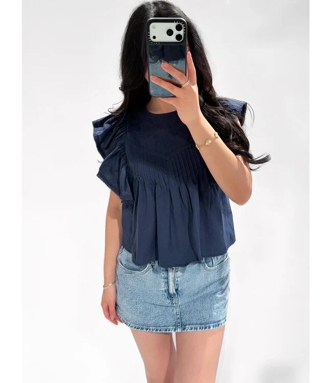 Asena bloes blauw