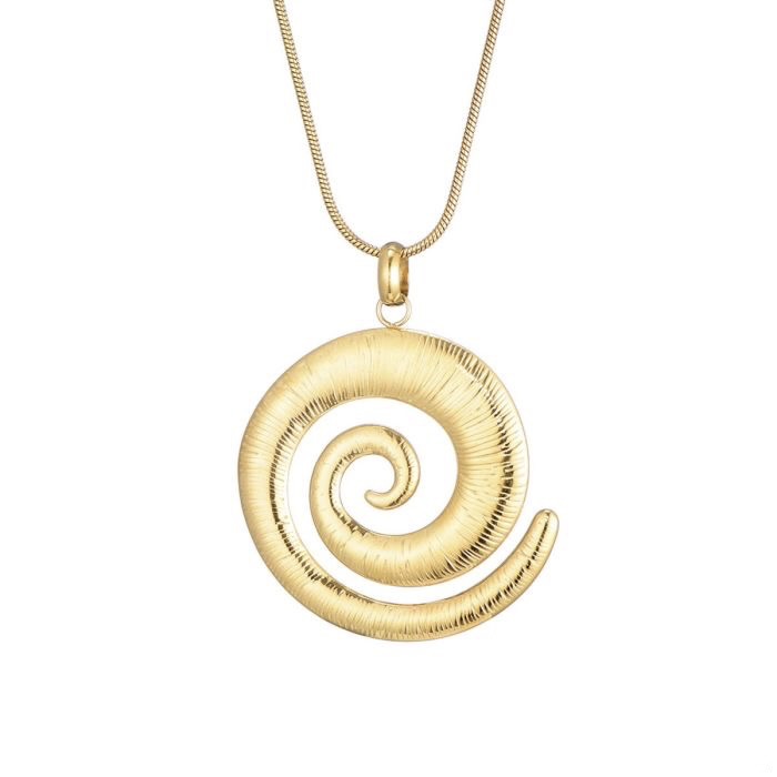 Lange spiraal ketting