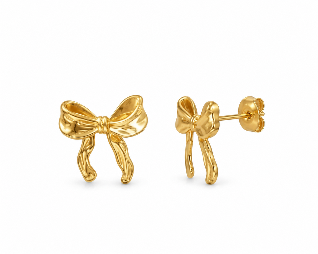 Bowli oorbellen goud