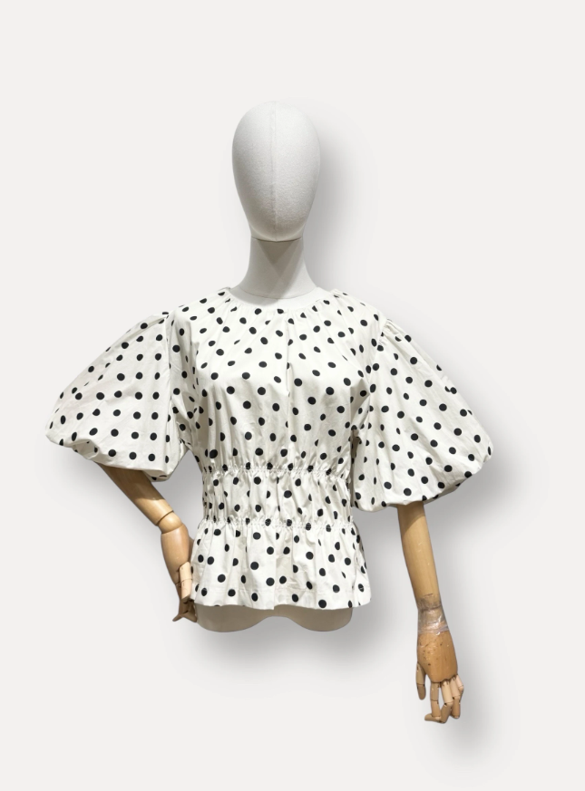 polka dot top